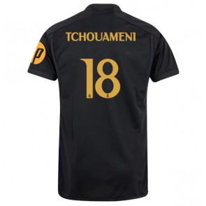 Real Madrid Aurelien Tchouameni #18 Replika Tredjetrøje 2023-24 Kortærmet